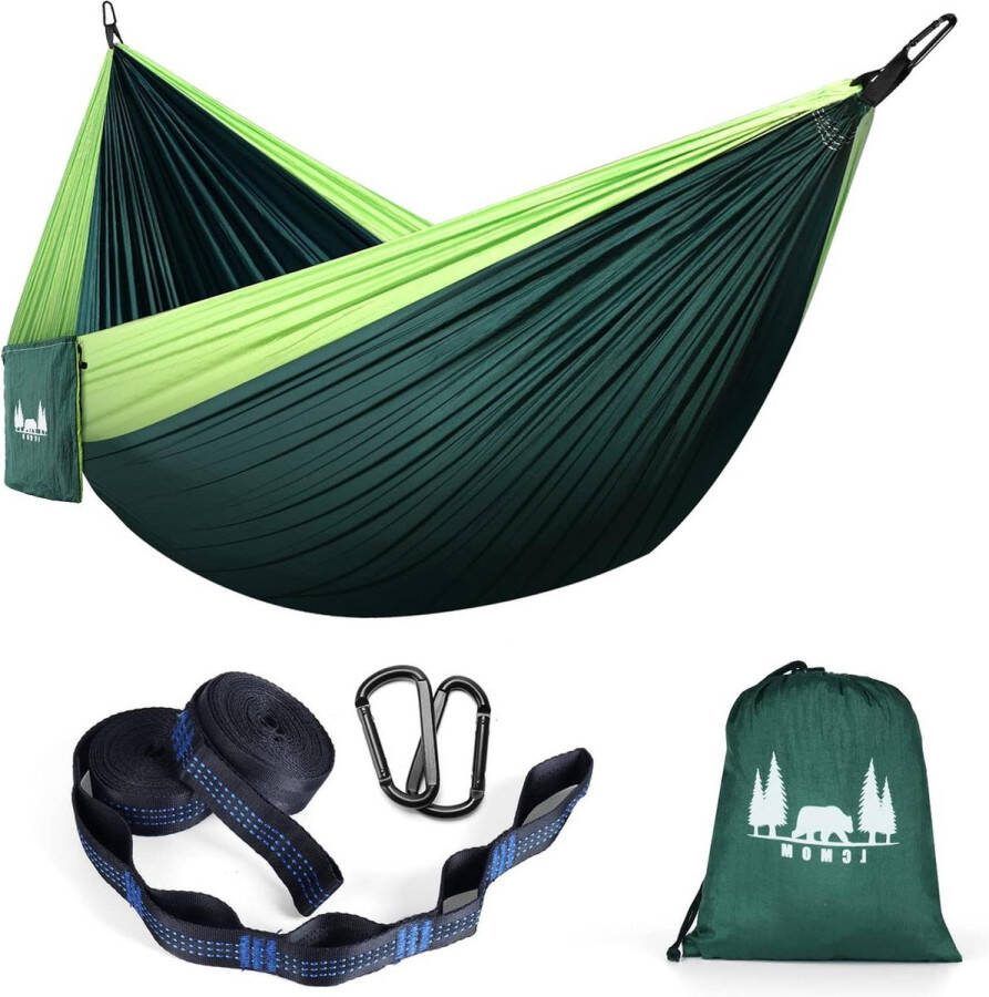 Fruit Green-Dark Green Outdoor Hammock for Camping and Relaxation