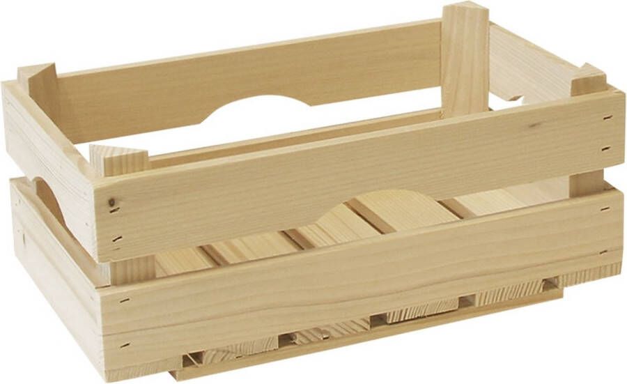 Fruitkist hout klein 34x20x14 cm