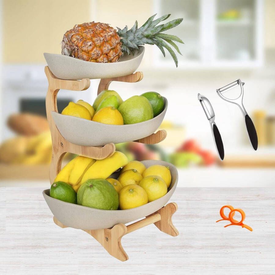 Fruitschaal Fruit Basket Fruit Bowl Design Modern Fruit Bowl_‎22 x 13.5 x 32 cm;