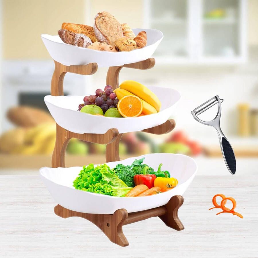 Fruitschaal Fruit Basket Fruit Bowl Design Modern Fruit Bowl_ 22.1D x 13.5W x 31.8H centimetres