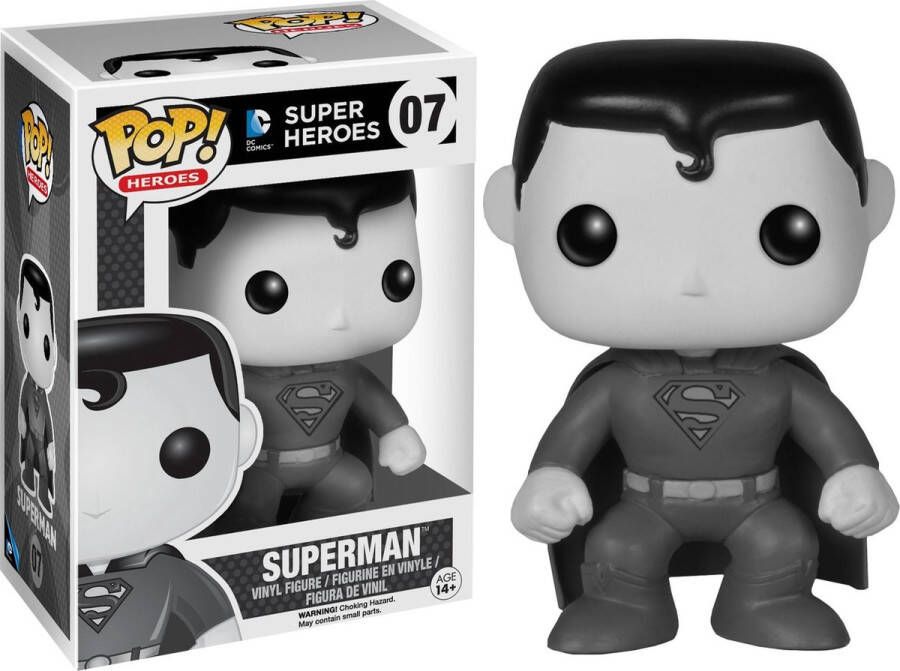Funko Merchandising DC COMICS N° 07 Superman B&W EDITION