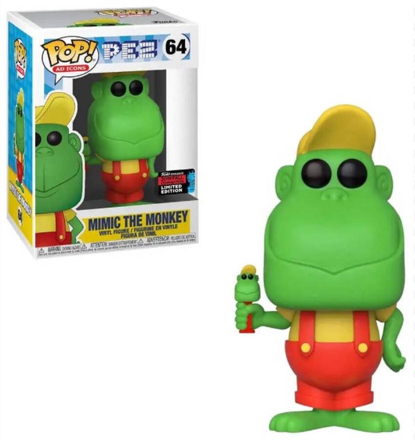 Funko POP! Ad Icons Pez #64 Mimic The Monkey (Green) Funko 2019 New York Comic