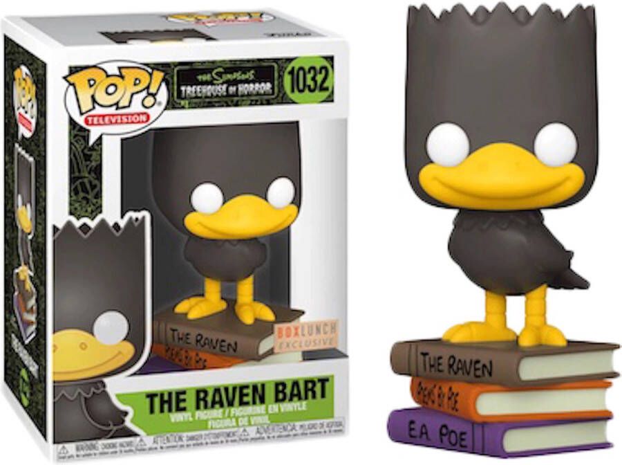 Funko Pop! Animation: The Simpsons Bart the Raven #1032 US Exclusive
