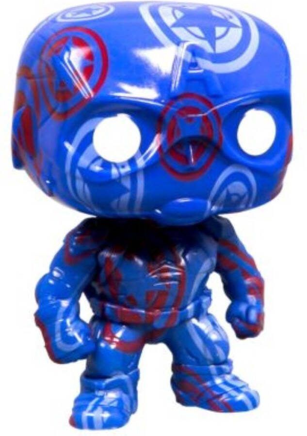 Funko POP Art Series Civil War Captain America #36