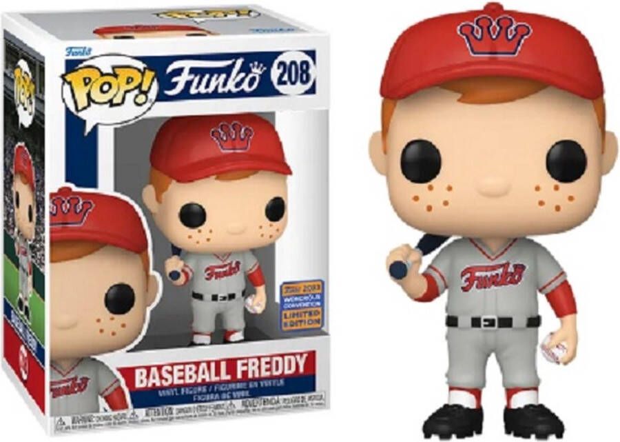 Funko Pop Baseball Freddy #208 Wondrous Convention 2023 Limited Edition