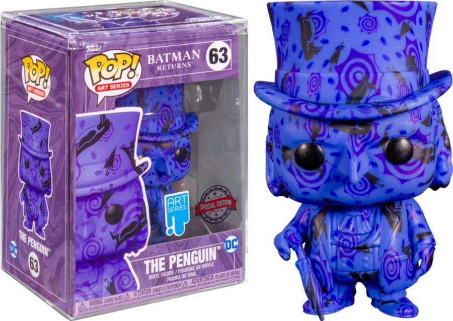 Funko Pop! Batman Forever Penguin Artist Series with Hardcase Pop! Protector Exclusive