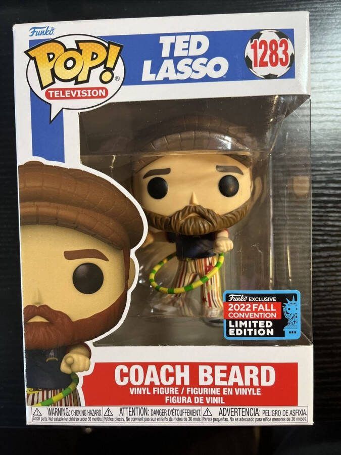 Funko Pop! Ted Lasso Coach Beard #1283 2022 Fall Limited Edition