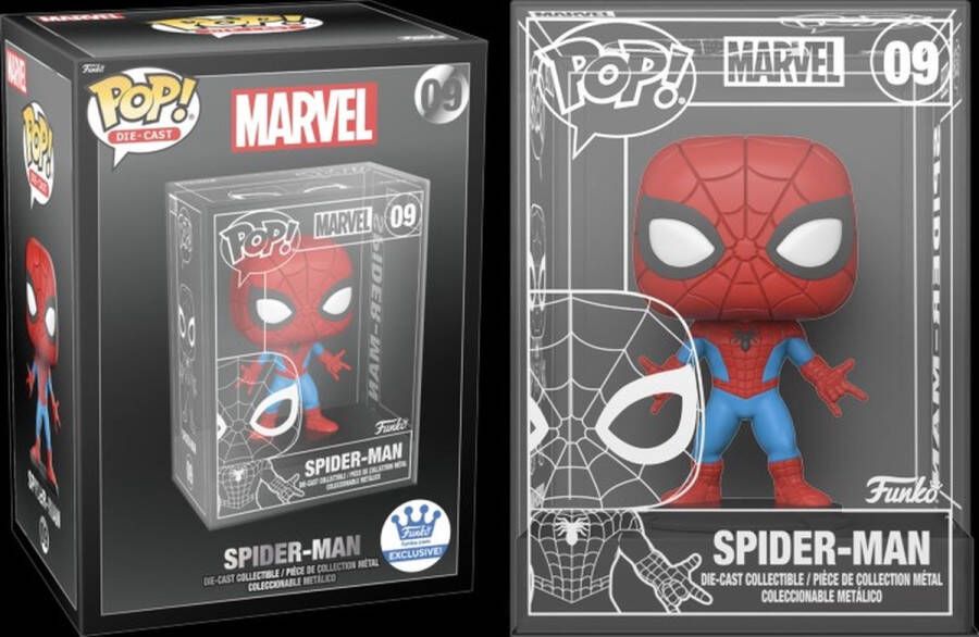 Funko Pop! Diecast: Marvel Spider-Man Funko Web (FW) (Exclusive) #09