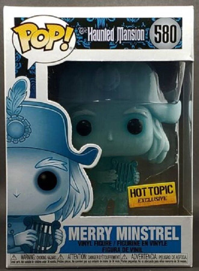 Funko Pop! Movies: Haunted Mansion Merry Minstrel #580 Hot Topic Exclusive [7.5 10]