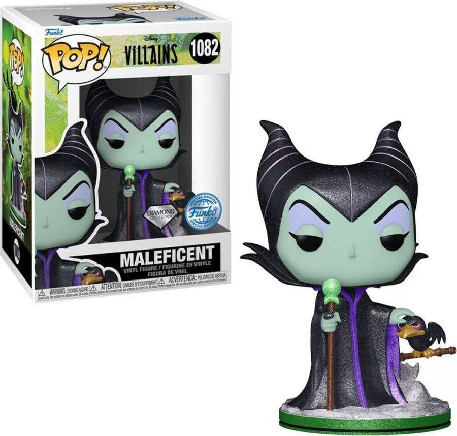 Funko POP! Disney Villain: (Diamond) MALEFICENT #1082 Special Edition! 2023