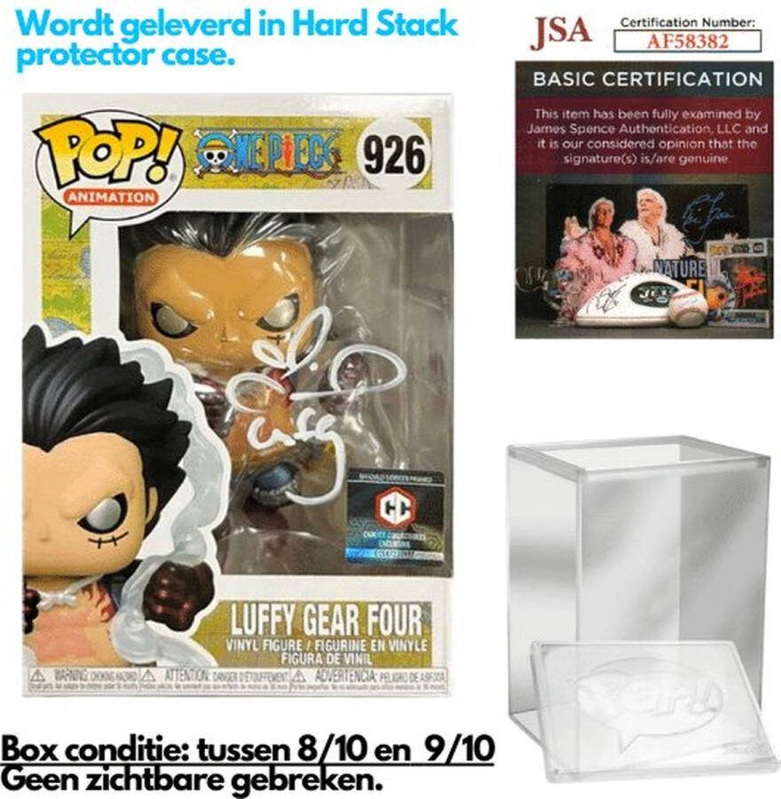 Funko Pop! Gesigneerd One Piece Luffy Gear Four Chalice Collectibles #926 Signed by Colleen Clinkenbeard