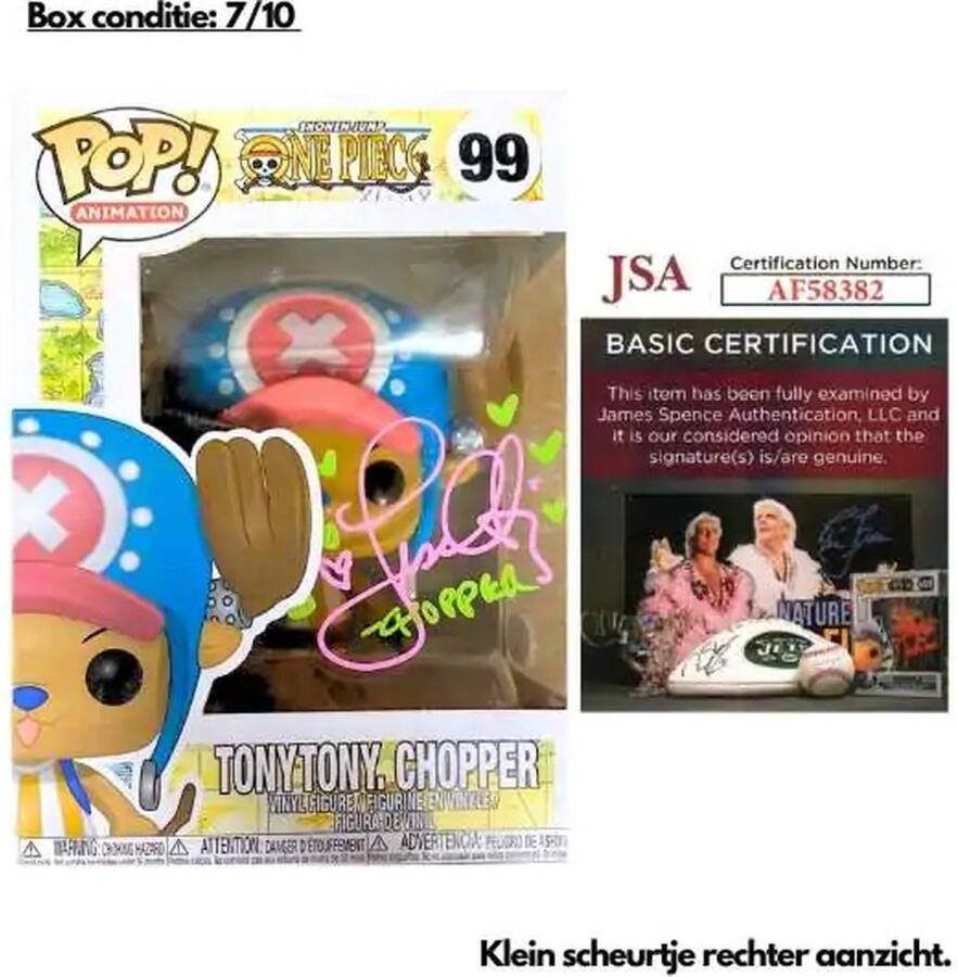 Funko Pop! Gesigneerd One Piece TonyTony. Chopper #99 (Signed by Lisa Ortiz)