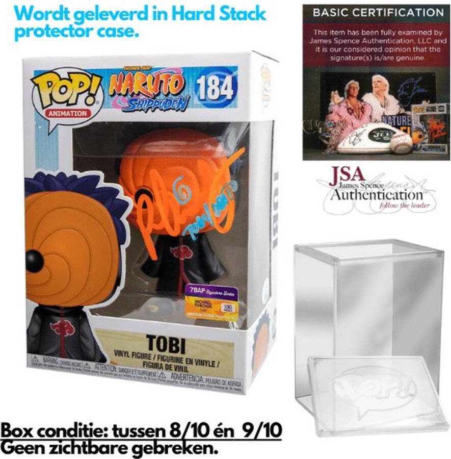 Funko Pop! Gesigneerd Signature Series Michael Yurchak Signed Pop Tobi (Naruto)