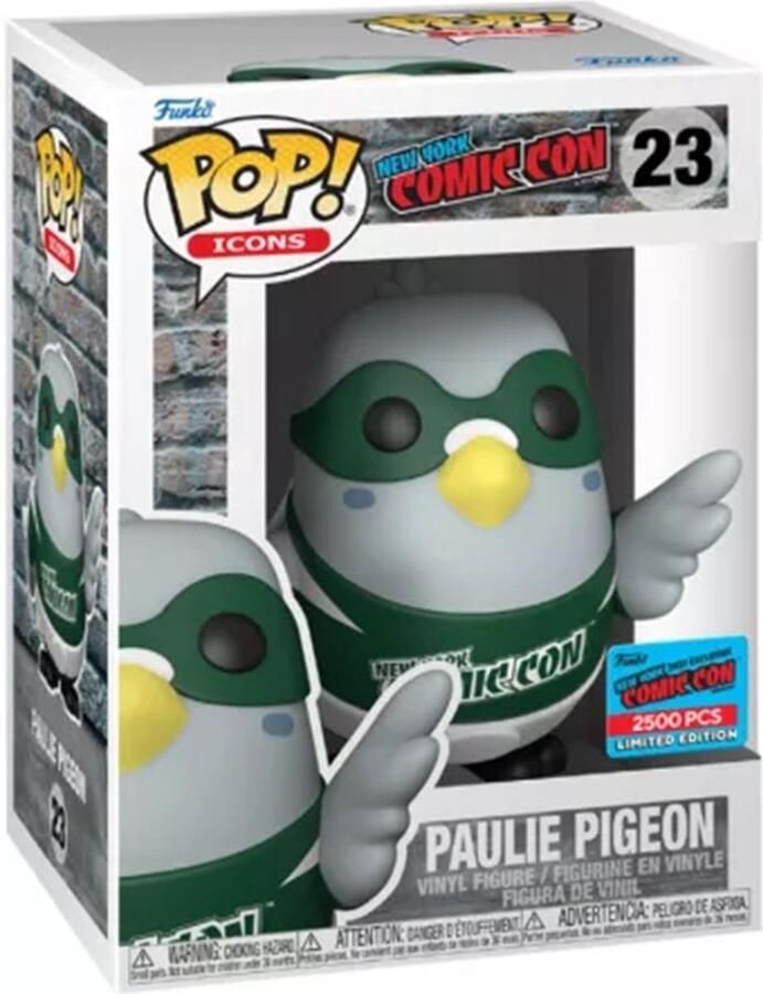 Funko POP! Icons Comic Con New York Paulie Pigeon