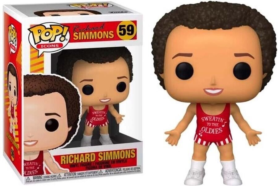 Funko POP! Icons Vinyl Figure RICHARD SIMMONS #59 *Exclusive*