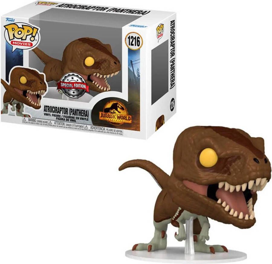 Funko Pop! Jurassic World 3: Dominion Atrociraptor Panthera #1216 Exclusive