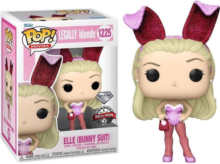 Funko Pop! Legally Blonde Elle in Bunny Suit Diamond Glitter Exclusive