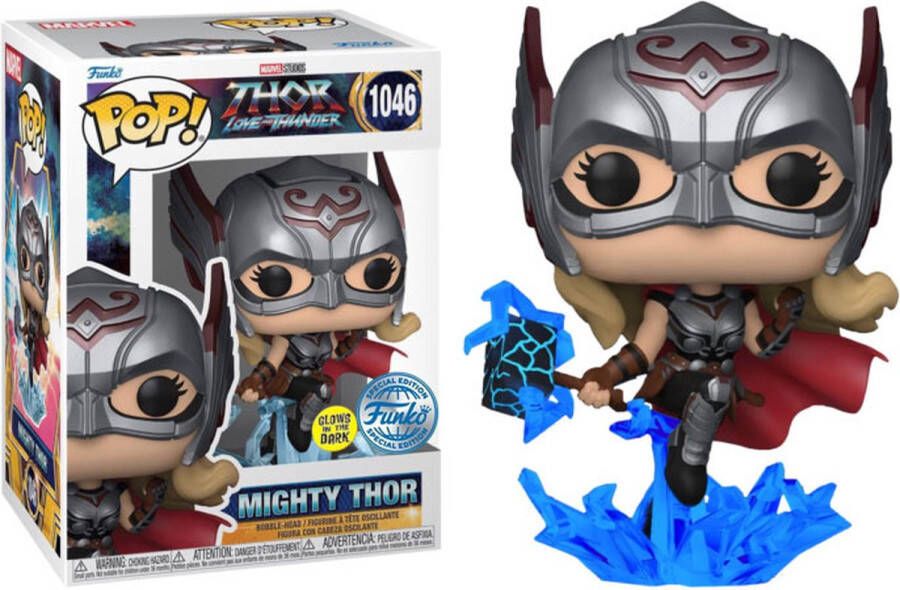 Funko Pop! Marvel Thor: Love & Thunder Mighty Thor Glow in the Dark Exclusive