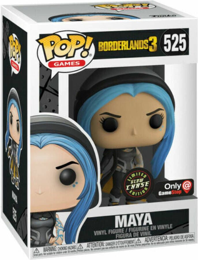 Funko Pop! Maya Borderlands 3 Glow Chase Funko Club Exclusif Met protector Case #525