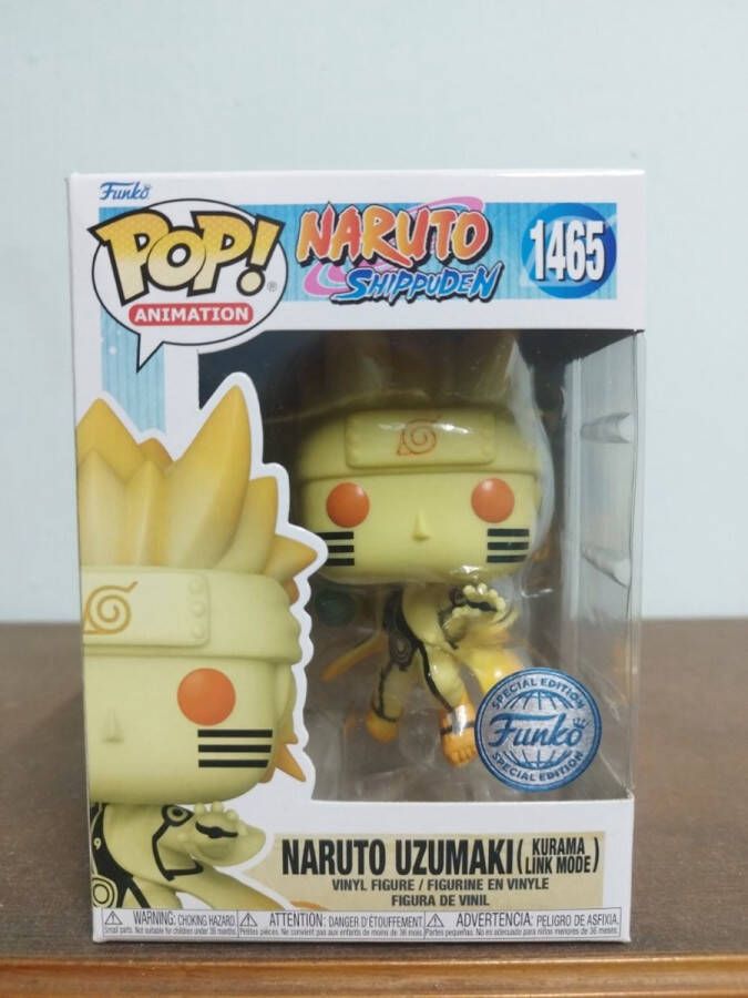 Funko Pop! Naruto Shippuden Naruto Uzumaki (Kurama Link Mode) #1465 Exclusive
