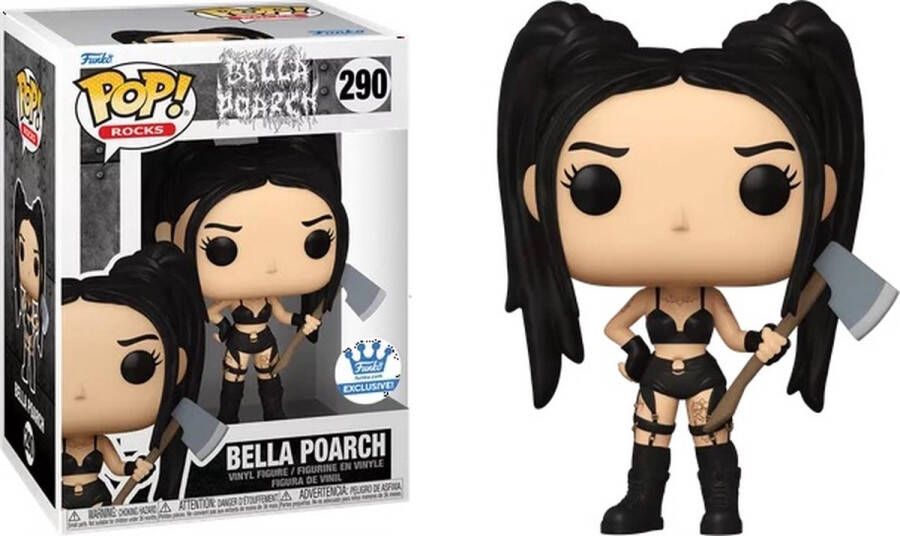 Funko Pop Rocks Bella Poarch #290 With Axe Funko Exclusive