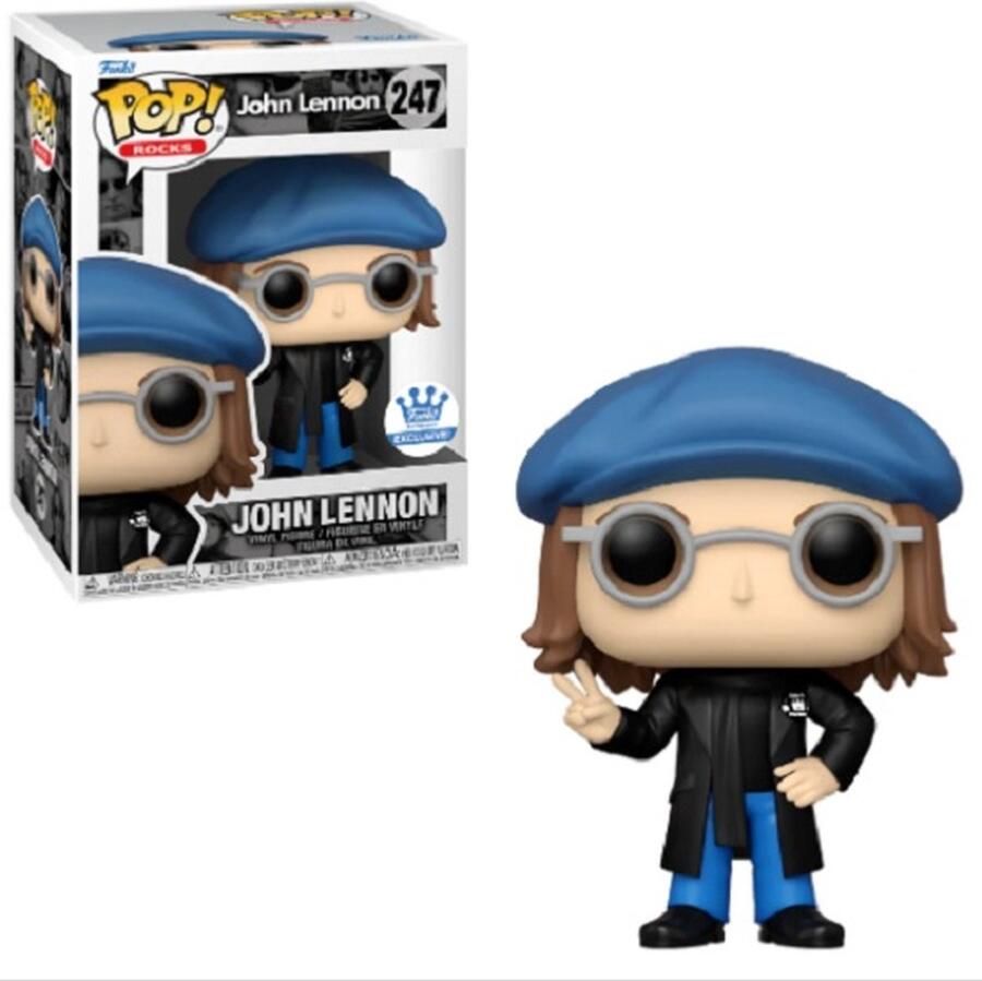 Funko POP! Rocks John Lennon #247 * in Peacoat Funko Exclusive