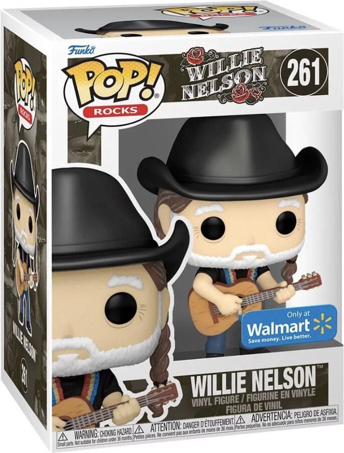 Funko Pop! Rocks: Willie Nelson Met Cowboyhoed Walmart Exclusief