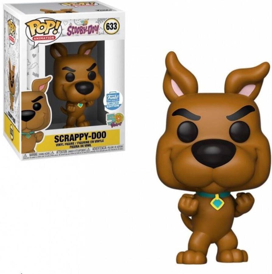 Funko POP Scooby-Doo #633 Scrappy-Doo Funko Shop Limited Edition 50th Anniversary