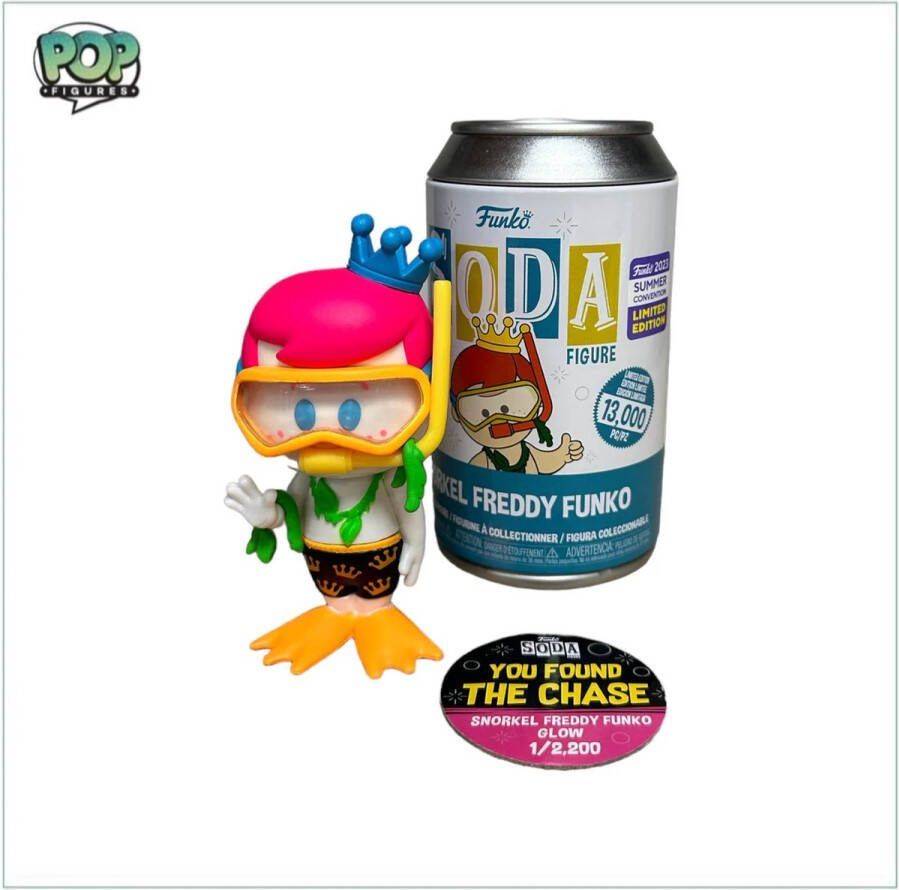 Funko Pop Soda Snorkel Freddy !!CHASE!! 1 2200 Verzamelfiguur