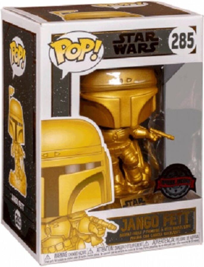 Funko Pop! Star Wars: Jango Fett #285 Gold Metallic Special Edition Vaulted