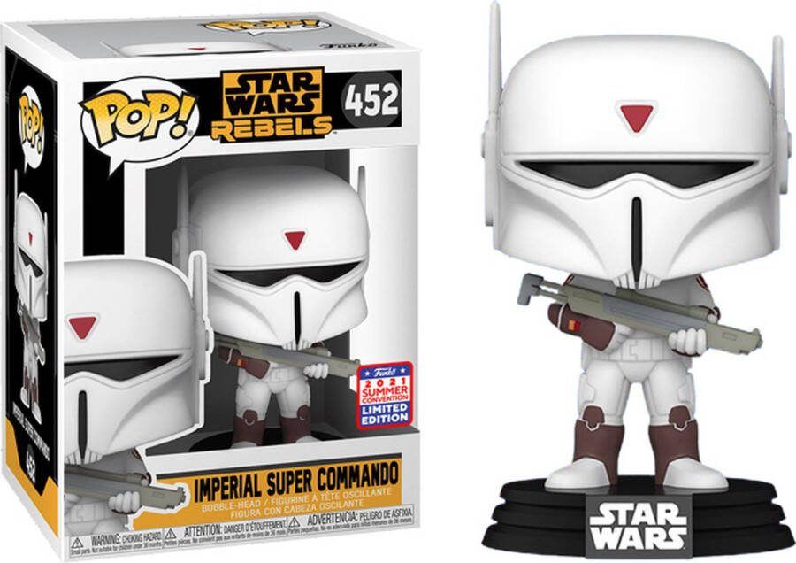 Funko Pop! Star Wars: Rebels Imperial Super Commando Pop! Vinyl Figure (2021 Summer Convention Exclusive)