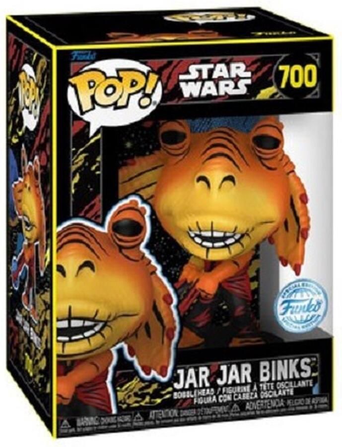Funko Pop Star Wars Retro Series #700 Jar Binks Special Edition