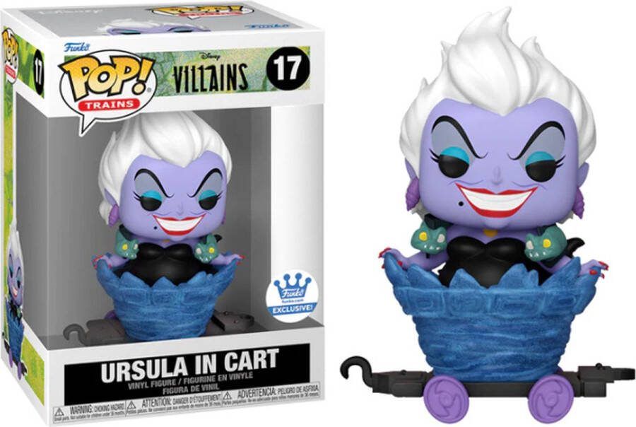 Funko Pop! Train: Disney Villains Ursula in Cart #17 Special Edition Exclusive