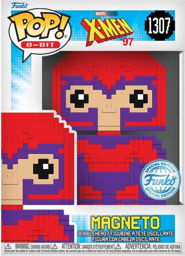 Funko Pop! X-Men '97 8-Bit Magneto #1307 Special Edition Verzamelfiguur