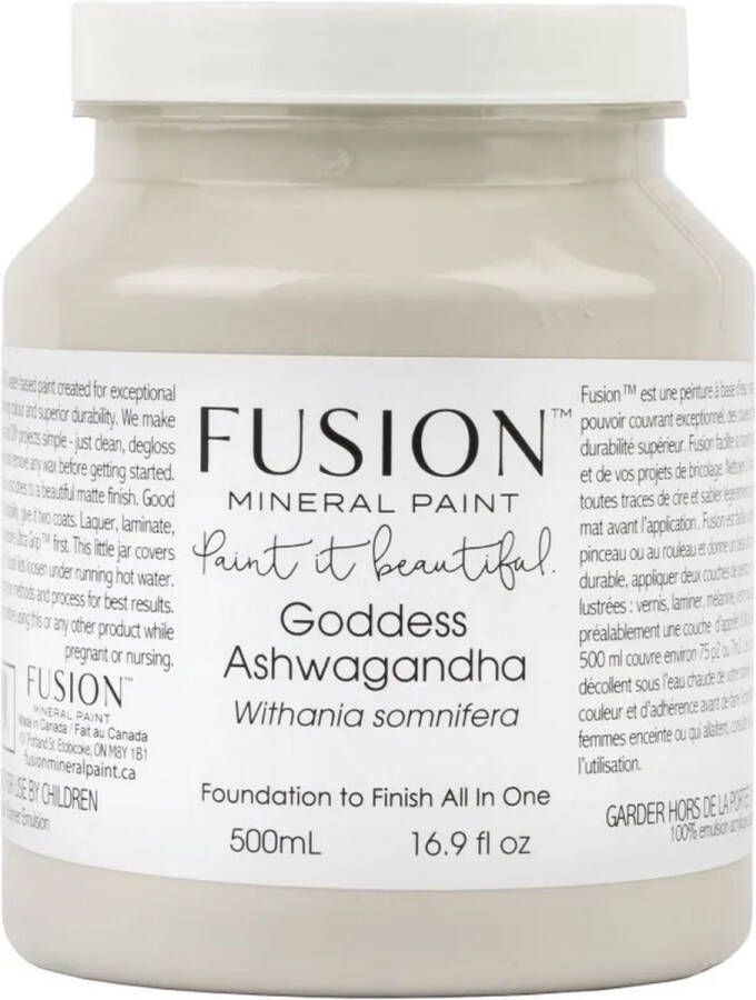 Fusion Mineral paint Meubelverf Zacht wit Acrylverf -Goddess Ashwagandha 500 ml