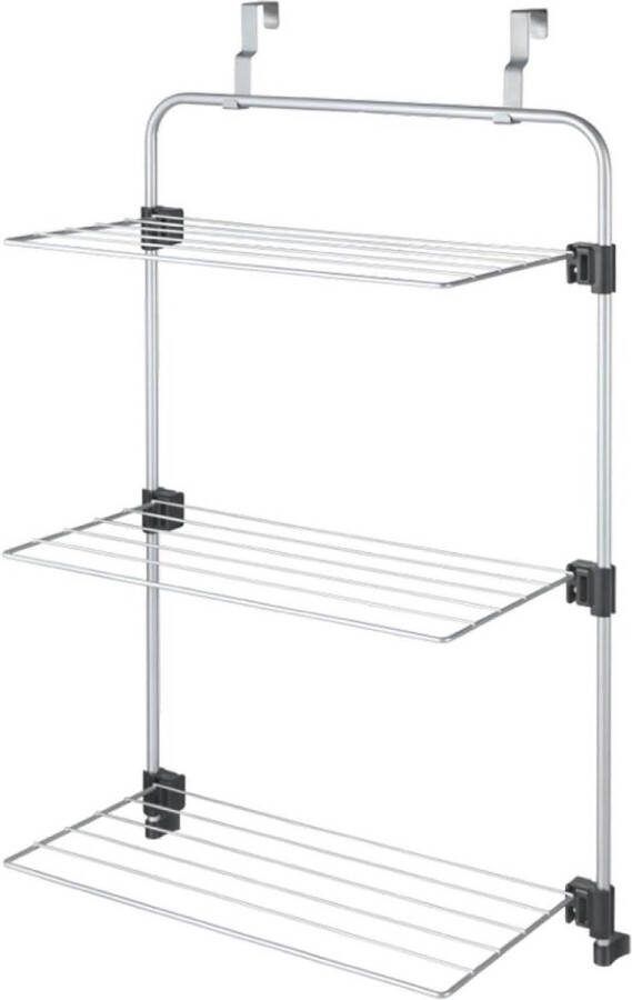 Gale wasdroger over de deur grijze Epotherm-coating 35 x 58 x 87 cm folding wall laundry rack