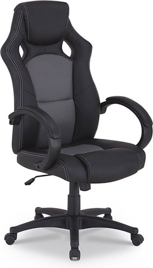 Gamingstoel Wilco Zwart Kunstleer Hoogte 116 cm