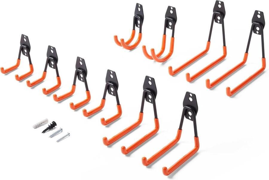 Garagehaken Heavy Duty wandgemonteerde gereedschapshaken voor schuur opslag ophangen elektrisch gereedschap ladder bestelwagenaccessoires