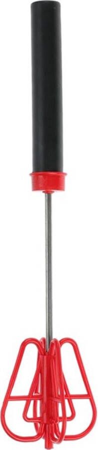 Excellent Houseware Druk Garde kunststof met RVS 26x6x6cm rood