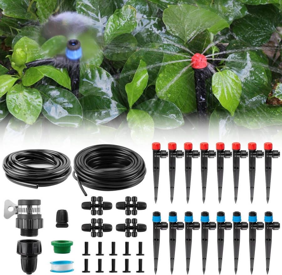 Garden Irrigatiesysteem met Snelle Koppeling Automatische Sproeier en Druppelbevloeiingsset
