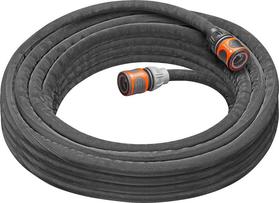 Gardena Liano Life textielslang 1 2 inch 10 m: Zeer flexibele tuinslang van textielweefsel met PVC-binnenslang knikt niet laag gewicht weerbestendig (18440-20)