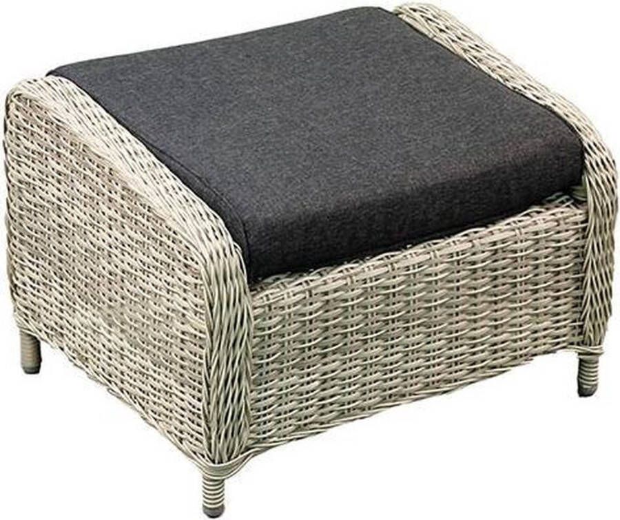 Gardolo Footstool aflopend design HM15-3 off white stof 239