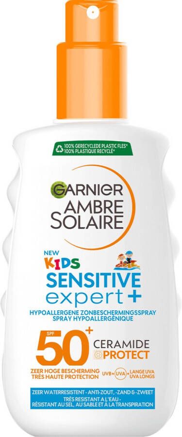 Garnier Ambre Solaire Sensitive Expert Kids SPF50+ Zonnebrand Spray 200ml