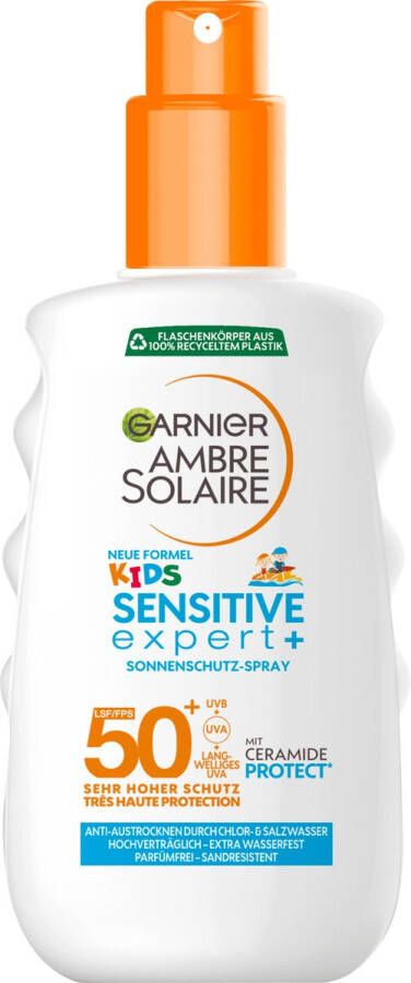 Garnier Ambre Solaire Zonnebrand spray Kids sensitive expert+ SPF 50+ 150 ml