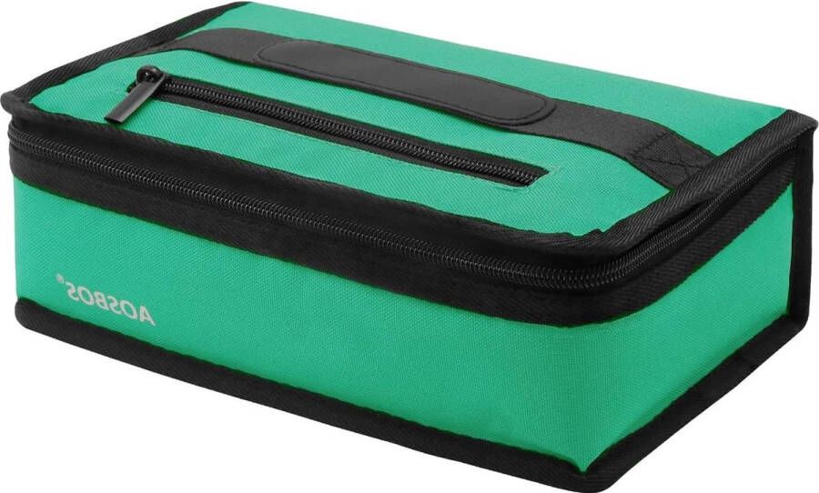 Geïsoleerde 35L lunchtas voor vrouwen Heren koeltas Lunchbox kinderen Herbruikbare thermische bentobox tas Lichtgroen school werk kantoor reizen
