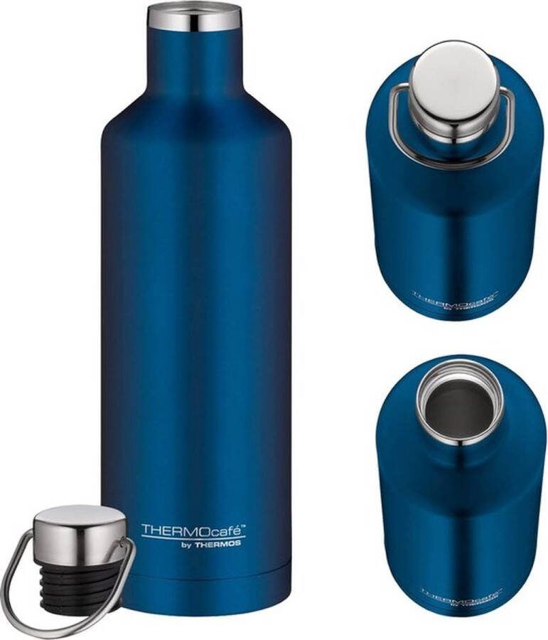 Geïsoleerde thermosfles blauw 0 5 liter