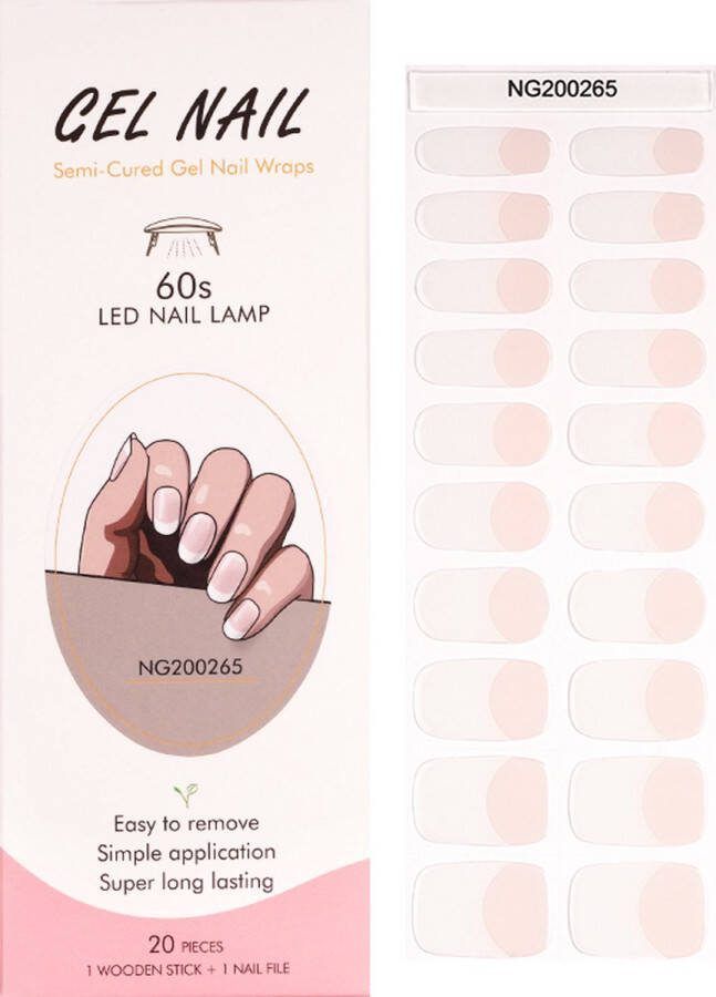 Gel nail wraps Gel Nagel Stickers Gel Nagel Wraps DIY Manicure Nail Art Stickers Gel nail foil Nagel wraps Trendy Designs 20 Stickers wit