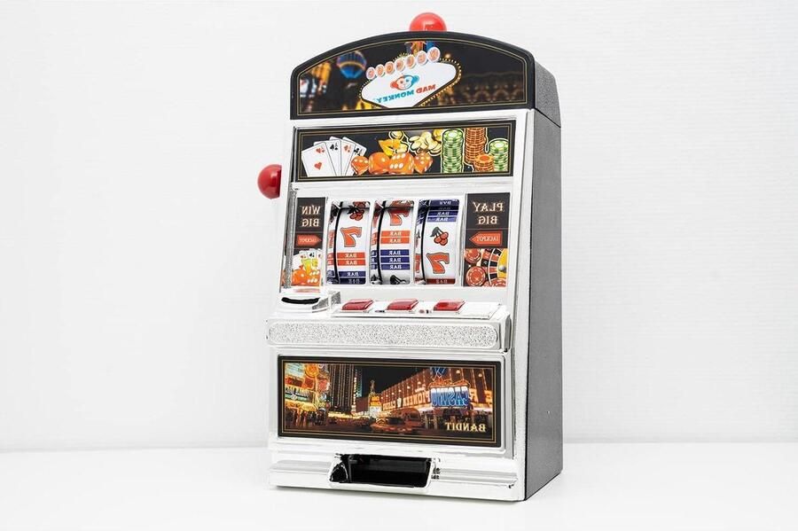 Geldbesparende Speelautomaat met Licht en Geluid Voor Kinderen en Volwassenen Echt Geld Casino Machine spaarpot volwassenen