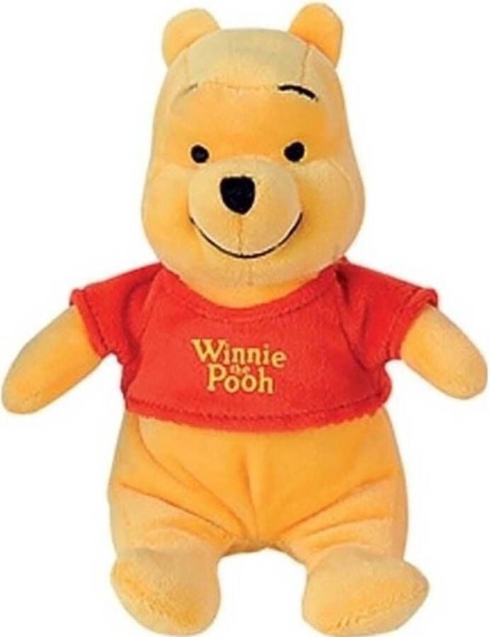 Merkloos Sans marque Gele Disney Winnie de Poeh beer knuffel 19 cm speelgoed Bosdieren beren cartoon knuffels Speelgoed voor kinderen