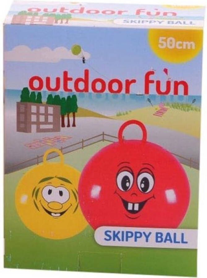 Gele Skippybal outdoor fun Ø 50 cm